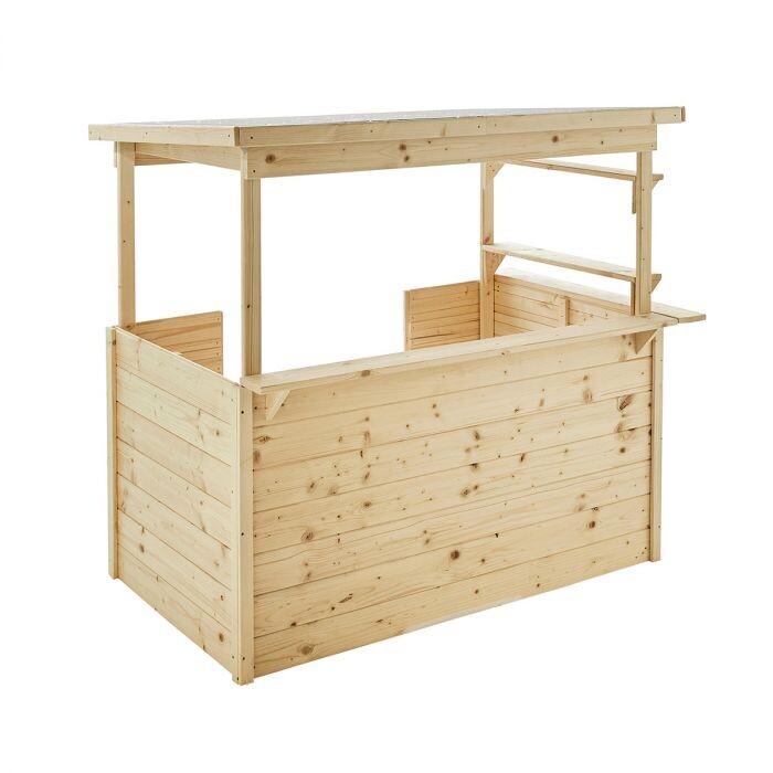 Houten speelhuis Playa in hout - speeltoestellen webshop - 0 - 1