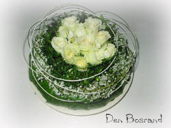 Verwonderlijk Moederdag - Bloemstuk voor moederdag met witte rozen bezorgen aan DB-24