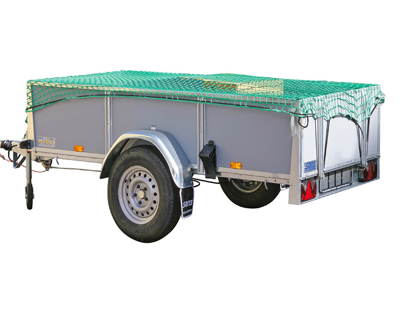Afbeelding Afdeknet voor aanhangwagen 2 x 3m groen door Tuinadvies.be