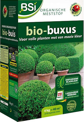 BSI - Bio-Buxus Meststof - 4 kg voor 40 m²