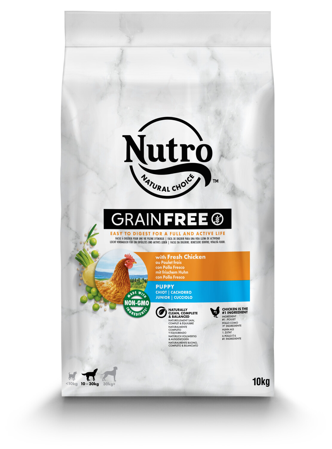 Afbeelding Nutro hondenvoer Grain Free puppy kip 10 kg door Tuinadvies.be