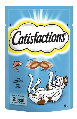 Afbeelding Catisfactions Zalm kattensnoep Per verpakking door Tuinadvies.be