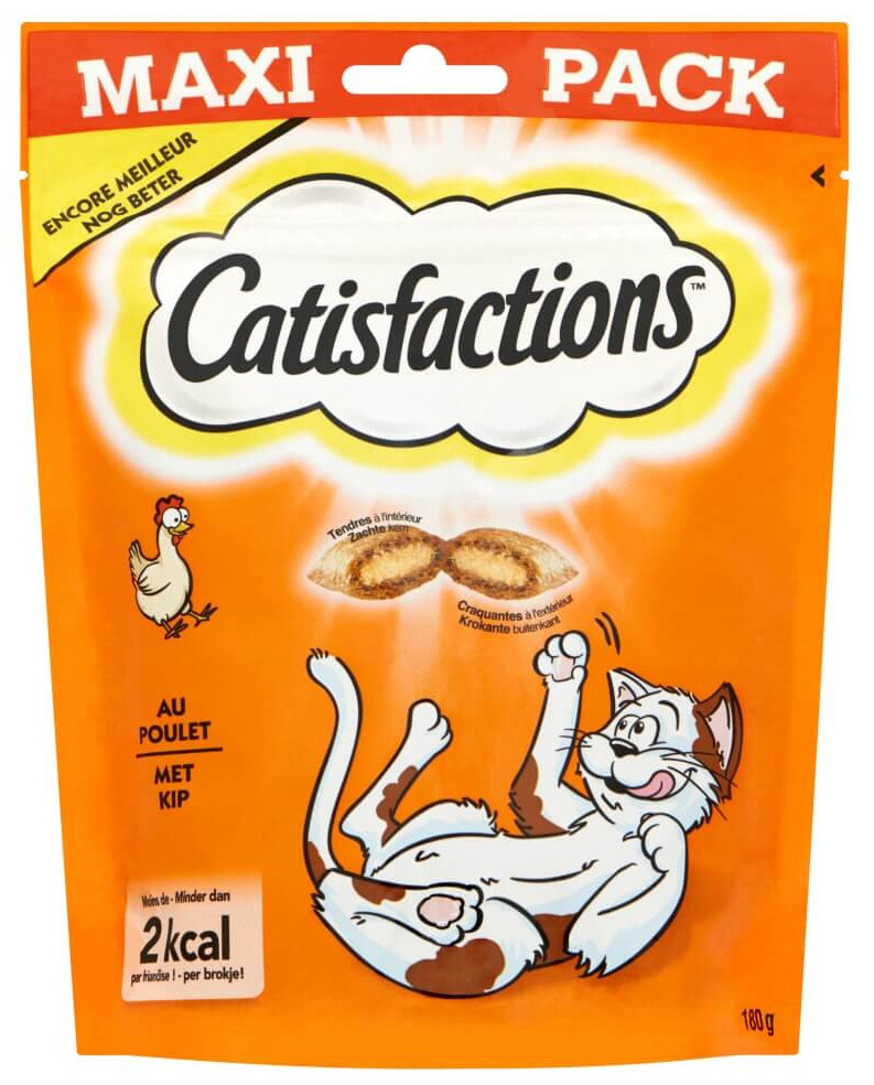 Afbeelding Catisfactions Kip 180 gr kattensnoep 180 gram door Tuinadvies.be