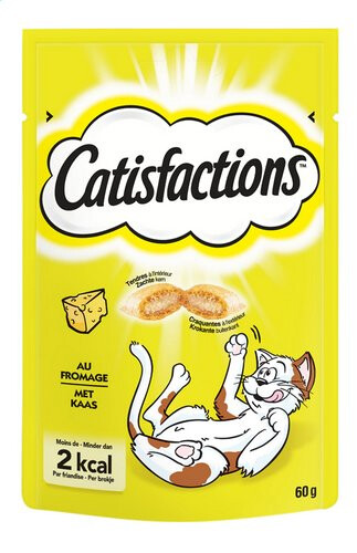 Afbeelding Catisfactions Kaas kattensnoep Per verpakking door Tuinadvies.be