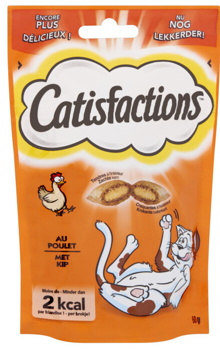 Afbeelding Catisfactions Kip kattensnoep Per verpakking door Tuinadvies.be