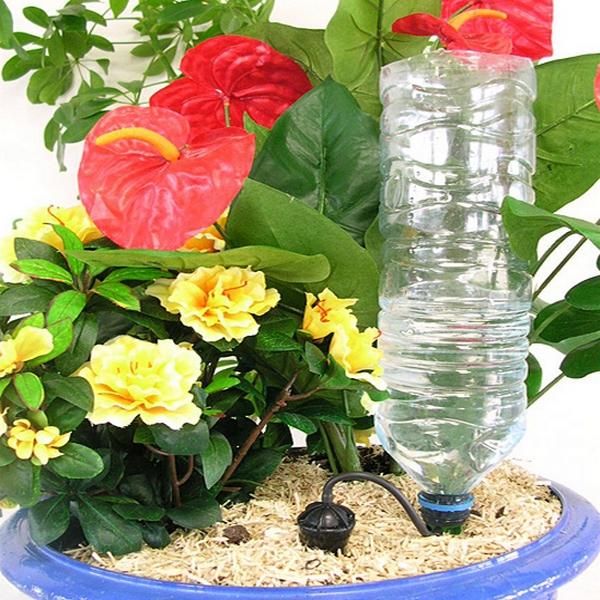 Afbeelding Druppelsysteem voor op flessen door Tuinadvies.be