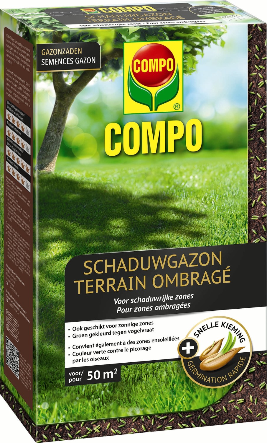 Gazonzaad schaduwgazon 1 kg50 m2