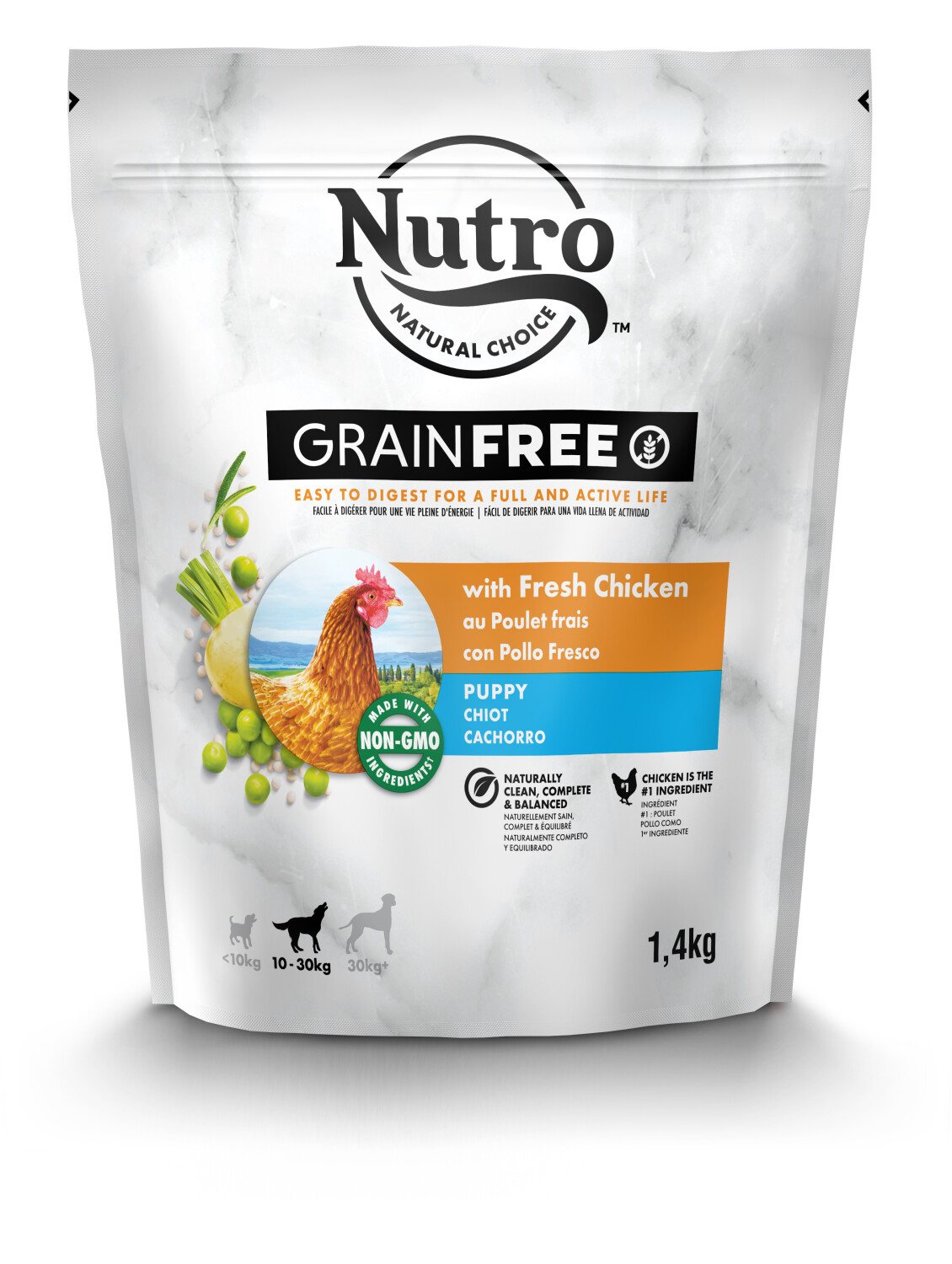 Afbeelding Nutro Grain Free Puppy Medium met kip hondenvoer 1,4 kg door Tuinadvies.be
