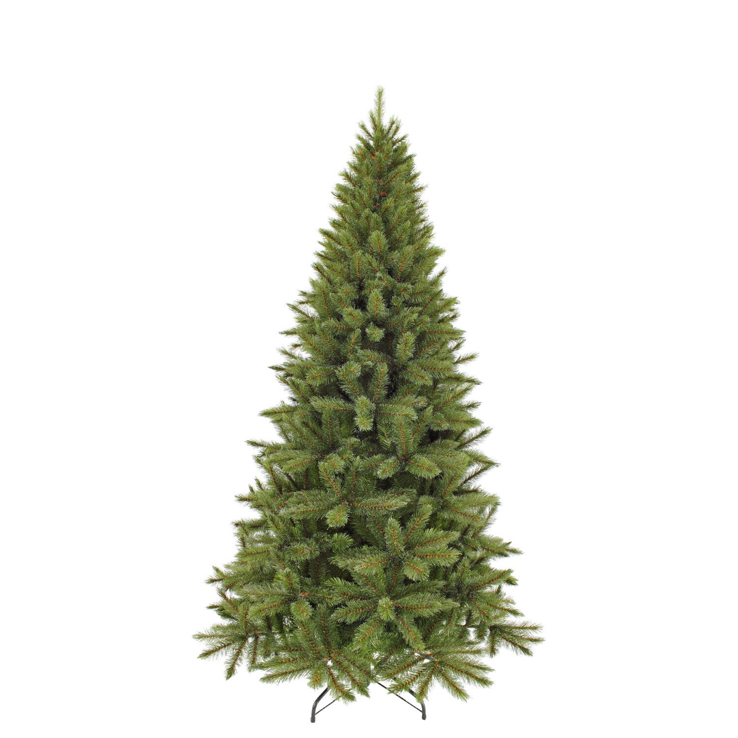 Afbeelding Kerstboom Forest Frosted Slim 215 cm groen triumph tree door Tuinadvies.be
