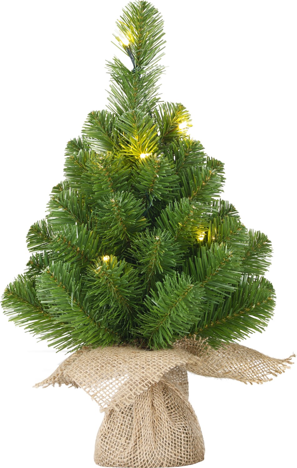 Afbeelding Kerstboom kunststof Norton met verlichting 60x23 cm door Tuinadvies.be
