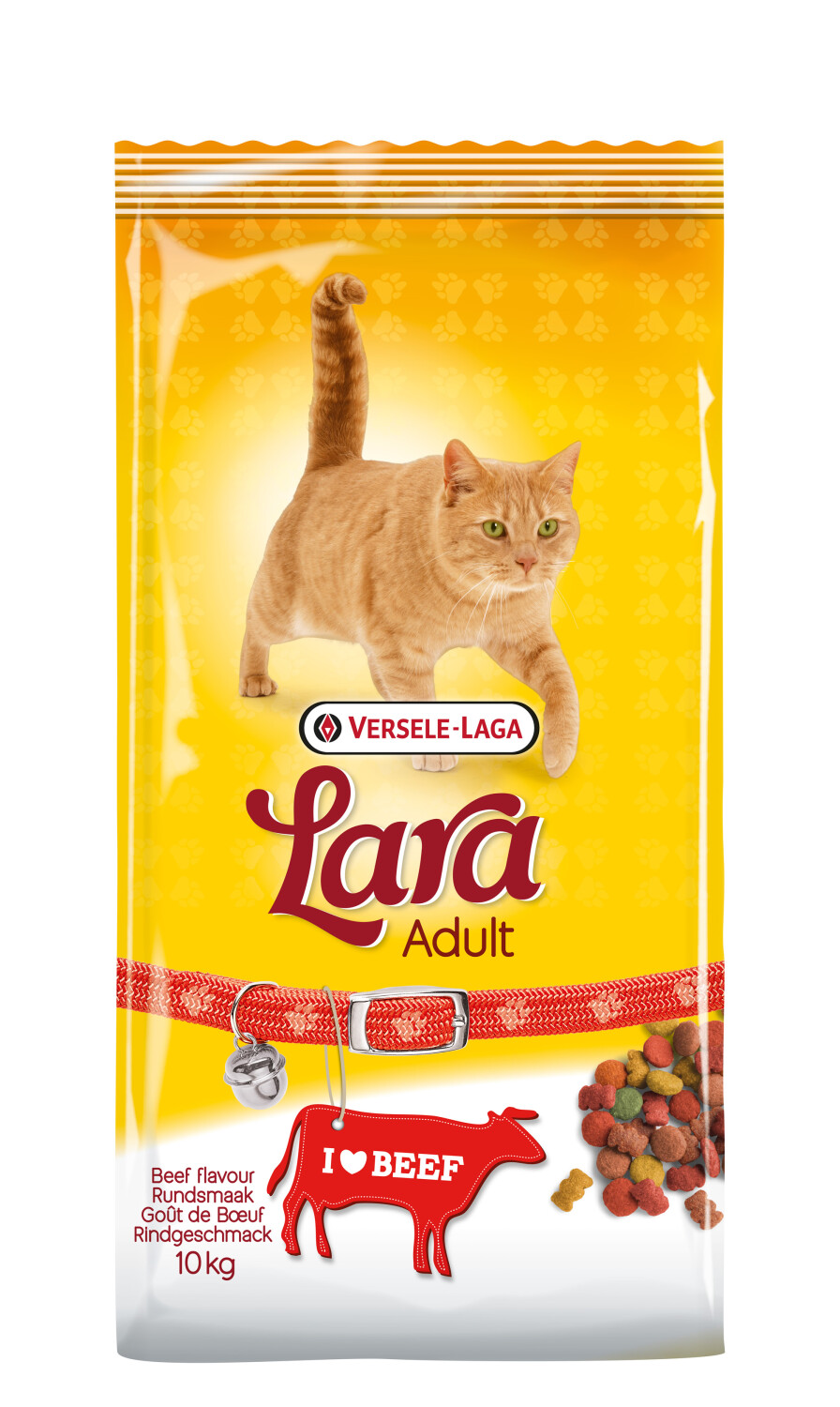 Afbeelding Versele-Laga Lara Rund kattenvoer 10 kg door Tuinadvies.be