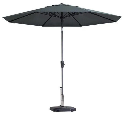 Afbeelding Madison parasol Paros II luxe 300 cm grijs door Tuinadvies.be