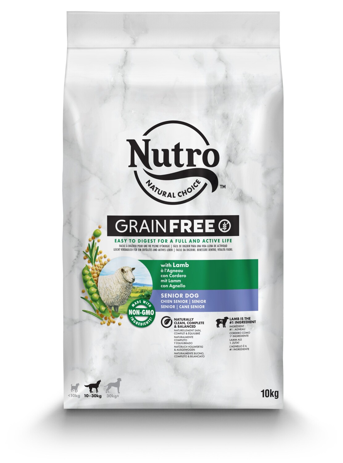 Afbeelding Nutro Senior Grain Free - Hondenvoer - Lam 10 kg door Tuinadvies.be