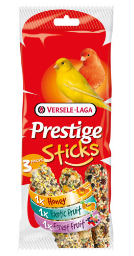 Afbeelding Versele-Laga Prestige Sticks Kanarie Triple Variety - Vogelsnack - 3x30 g door Tuinadvies.be