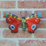 Vlinder dagpauwoog 19 cm muurdeco