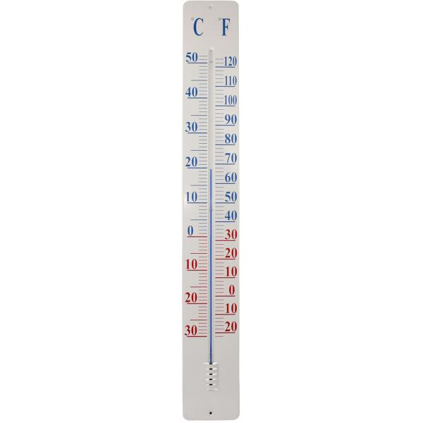 dauw optocht linnen Thermometer op wandplaat - 90cm - Webshop - Tuinadvies