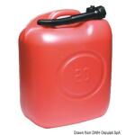 Jerrycan brandstof rood - 20 liter