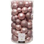 Kerstballenmix - oud roze (100 stuks)
