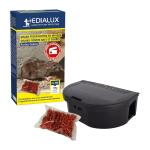 Edialux Rodex Grains tegen ratten en muizen + gratis lokdoos - 150 g