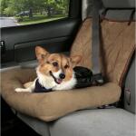 Autokussen voor hond - beige 