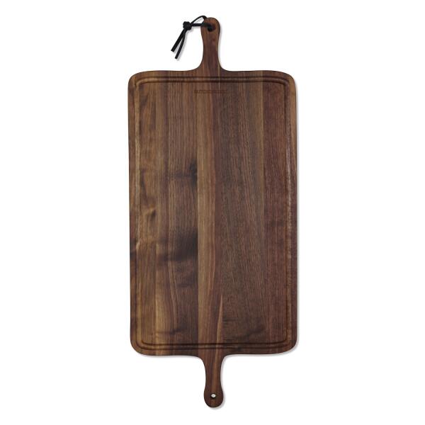 BBQ-plank XL rechthoekig - notenhout