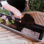 Watermat voor bloembakken met kunstmest