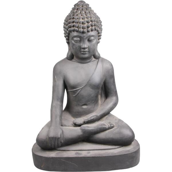 Boeddha zittend 60 cm kopen - groot boeddha | Boeddha en rust | Tuinbeelden | Decoratie en sfeer Tuinadvies