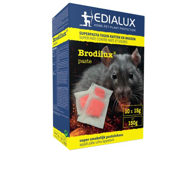 Brodilux pasta - muizen- en rattengif - 150 g