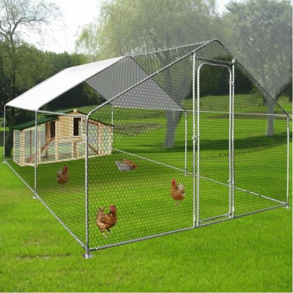 Voor type Bukken Verrijken Buitenren voor kippen / volière met afdekzeil 12 m² - Webshop - Tuinadvies