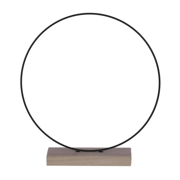 Decoratie cirkel op voet - 30 x 7 cm