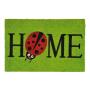 Deurmat Home met lievheersbeestje - 60 x 40 cm