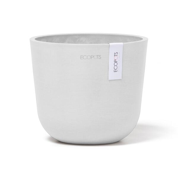 ECOPOTS Oslo Mini puur wit Ø 16 cm