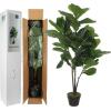 Kunstplant Ficus Lyrata 120 cm