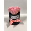 Flowerbox rond zwart Ø 10 cm – Roze