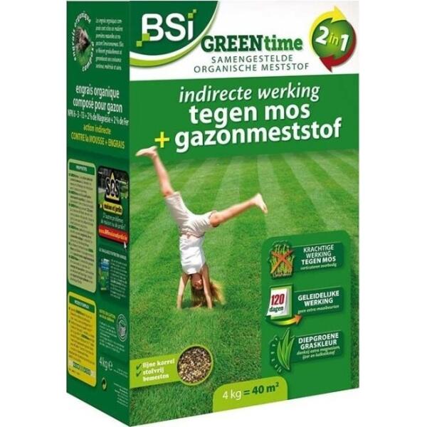 Gazonmeststof - greentime 4 kg