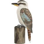 Houten vogel - Kookaburra ijsvogel in lindenhout - handgemaakt