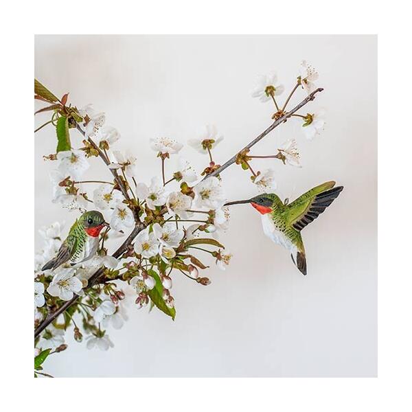 Decobird kolibrie houten kolibrie kopen | Dierenbeelden | | Decoratie en Tuinadvies