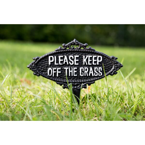 - Keep off the grass - tuinprikker