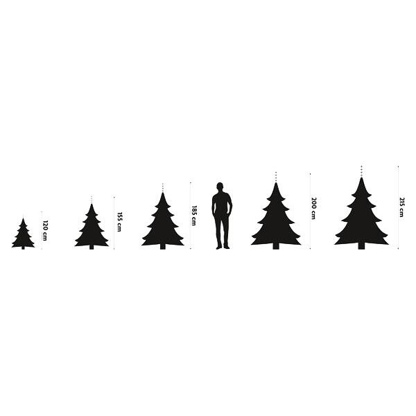  - Kerstboom Forest Frosted 185 cm groen