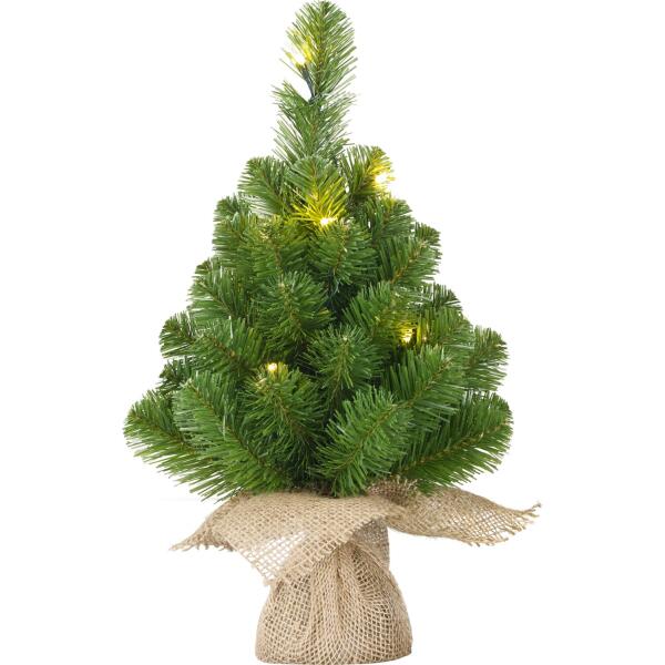 Kerstboom met verlichting groen 60 cm