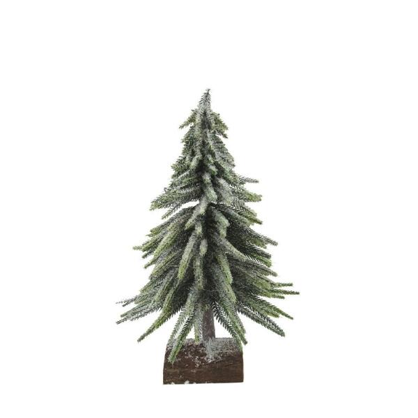  - Kerstboom op houten voet - 35 cm