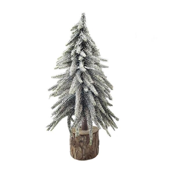  - Kerstboom op houten voet - 37 cm