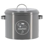 Keukenafval compostemmer 6,3 L - antraciet