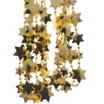 Kralenketting met sterren 270 cm - goud