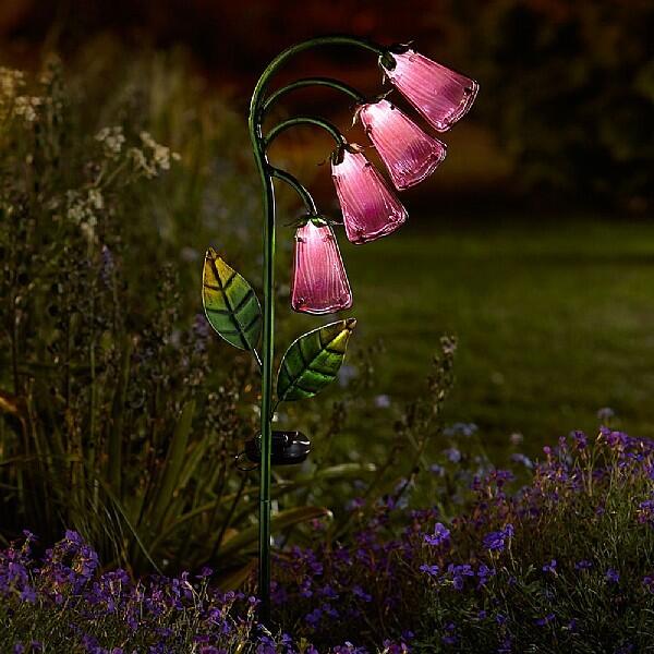 Lichtgevende bloemklokjes - tuinprikker