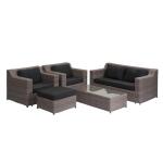 Loungeset rattan cosy BROWN - 2 seater