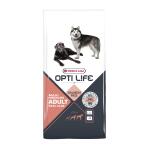 Opti Life adult skin care medium & maxi, hondenvoeding met zalm - 12,5 kg