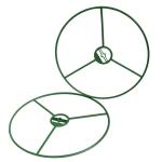 Steunringen voor planten kunststof - Ø 30 cm (2 stuks)