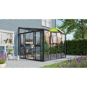 Vitavia Athena 7000 muurkas alu zwart - 271 x 266 x 239 cm