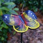 Voederschaal in vlindervorm op pin